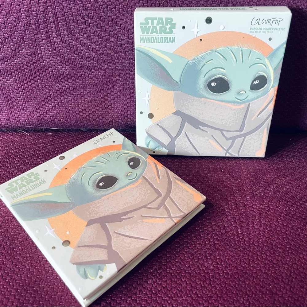 colourpop x disney the child shadow palette